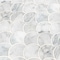 Msi Calacatta Blanco Scallop 12.8 In. X 10.43 In. X 10Mm Polished Marble Mesh-Mounted Mosaic Tile, 10PK ZOR-MD-0202 - alternate 2